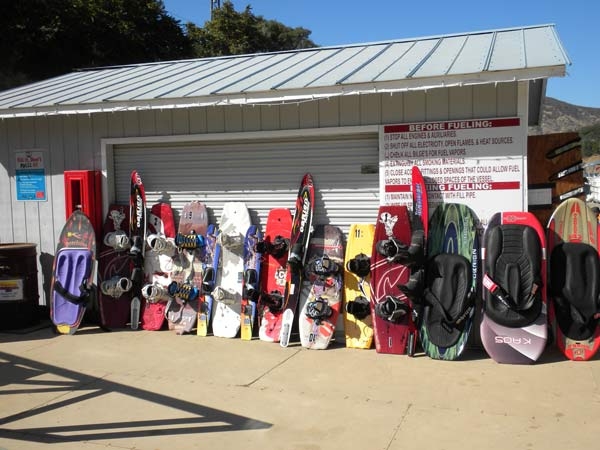Rental equipment from Lake Berryessa Boat and Jet Ski Rentals