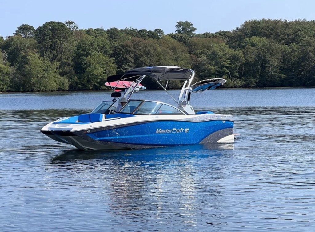 NEXT 20 boat on the water.